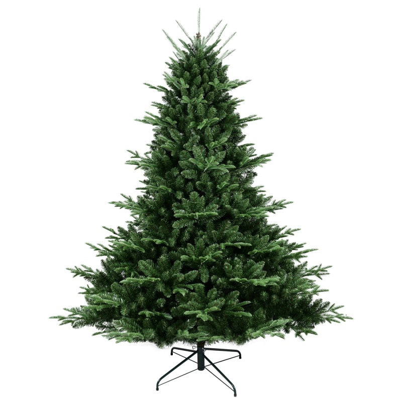 Large 9ft green Christmas tree showcasing full height option