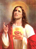 Square bead diamond painting kit with Jesus religious portrait - faith artwork