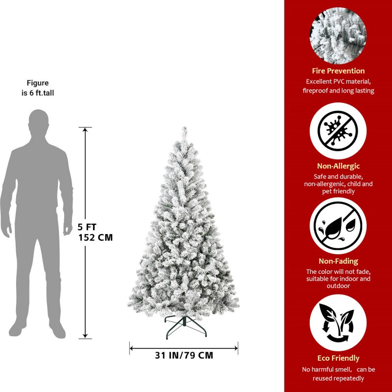 Stacked boxes showing compact storage of disassembled flocked tree