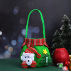 Snowman design festive holiday gift bag