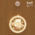 Holiday indoor light creating warm glow for Christmas atmosphere