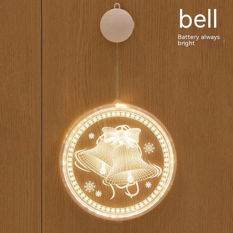 Holiday indoor light creating warm glow for Christmas atmosphere