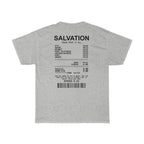 Pink short sleeve t-shirt with faith back print