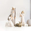 Jesus resin figurine ornament on display for home decor