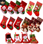 Sequined Christmas stocking with sparkle design for holiday decorating and faith celebrations