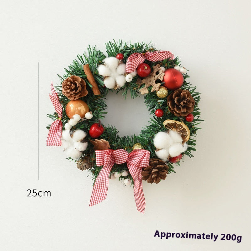 Christmas Garland Bow with American Country Style - Christian Home Decor
