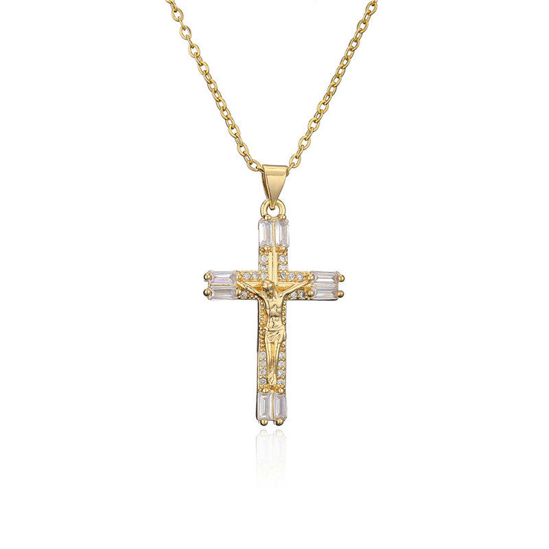 Versatile Jesus cross necklace for everyday faith wear