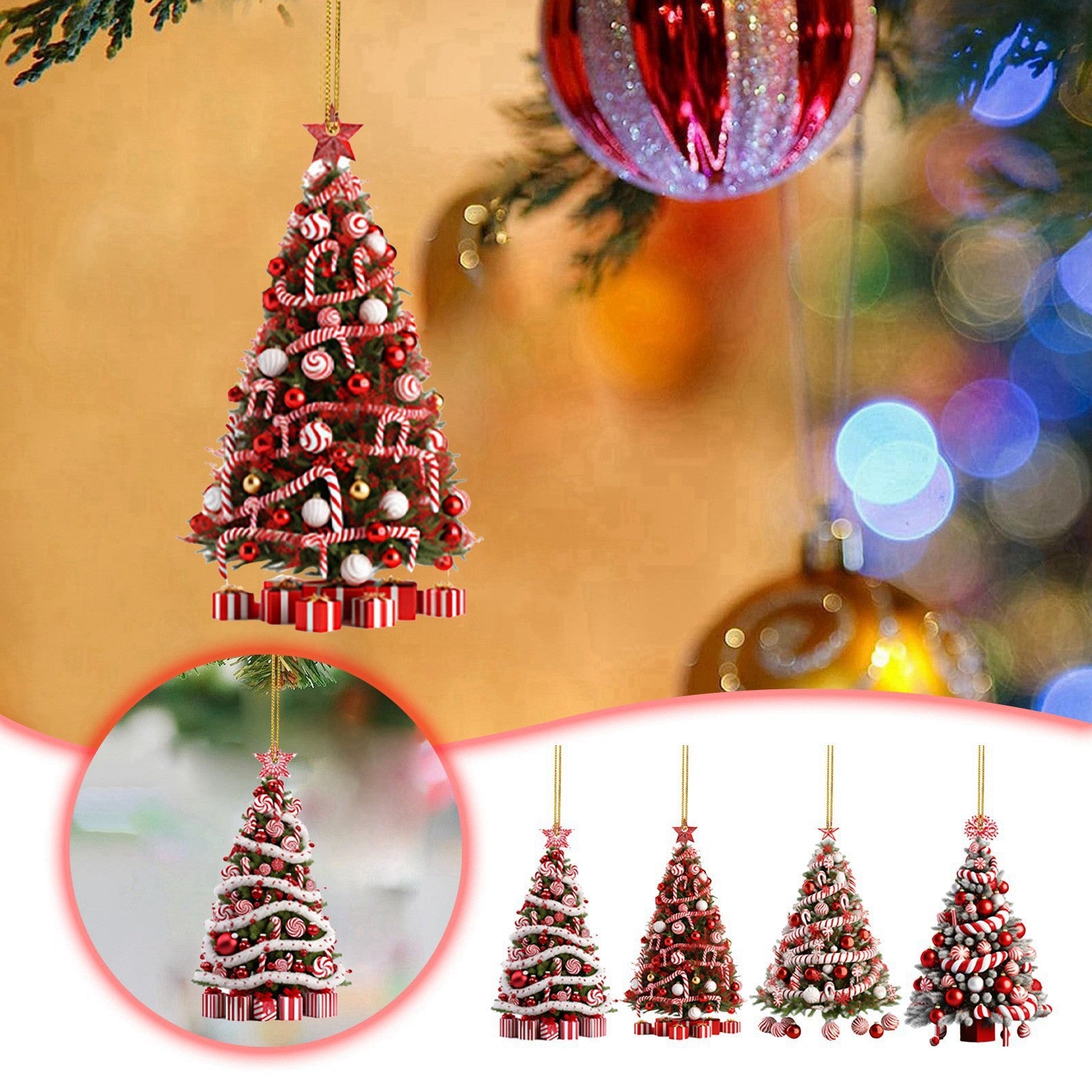 Christmas Tree Pendant - Christian Jewelry Secondary image