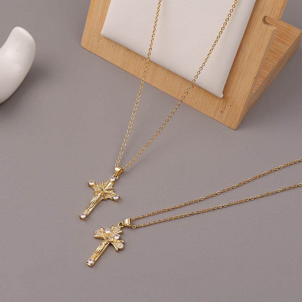 Elegant cross necklace packaged individually ready for gift giving