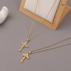 Elegant cross necklace packaged individually ready for gift giving