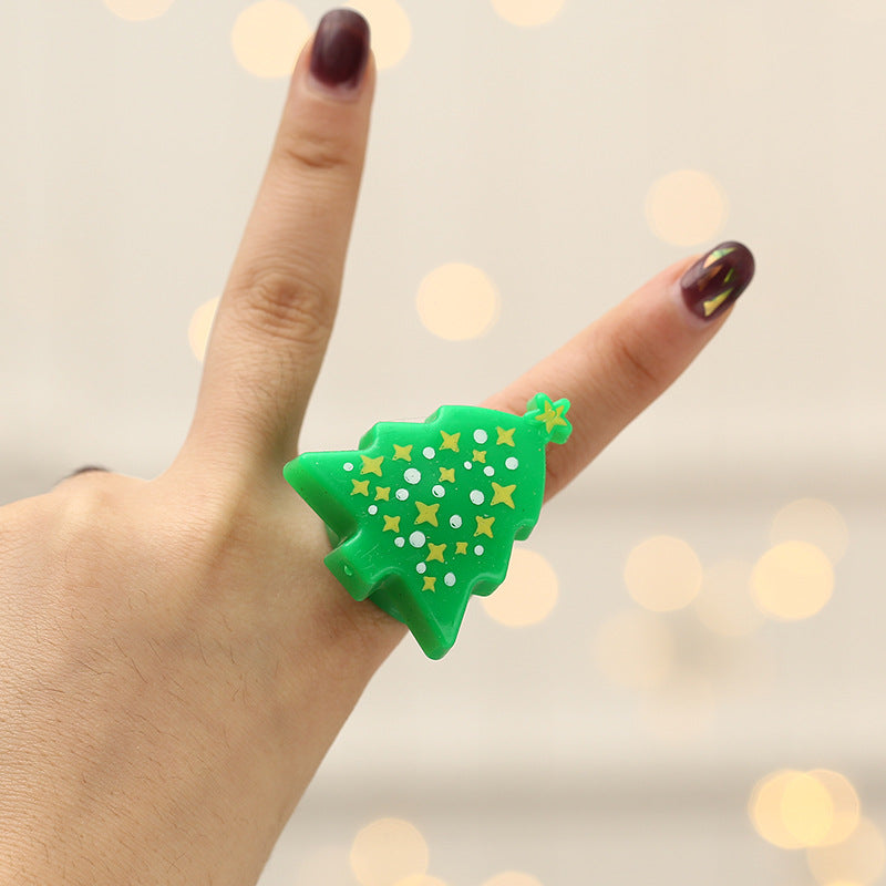 Christmas finger light in elderly figure design
