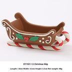 Adorable Christmas deer resin craft piece for holiday home decor
