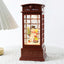 Christmas music box ornament with holiday decorative elements