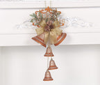 Pearlescent paper bell ornament in festive design - Christmas decor