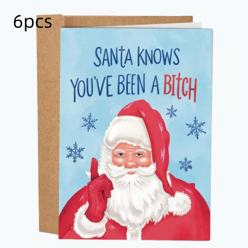 Funny Humor Christmas Greeting Cards - Set of 9 Secondary image