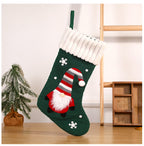 Cozy cloth Christmas stocking for presenting candy and holiday surprises