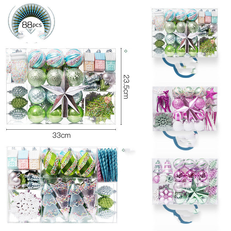 Macaron Christmas Ornament Ball Set Secondary image
