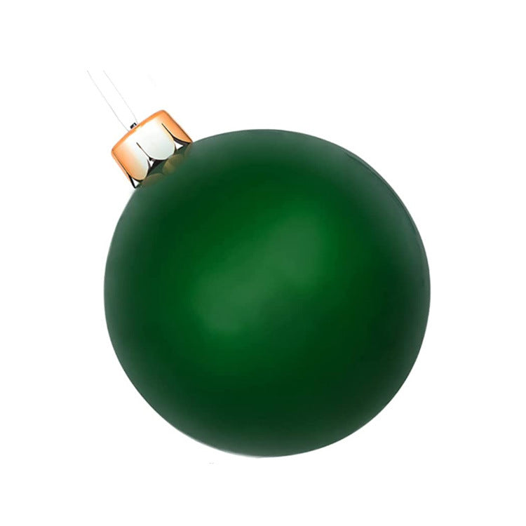Oversized Christmas ball ornament for mantel decor
