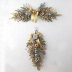 Golden Wire Christmas Garland - Christian Home Decor - Christian Home Decor