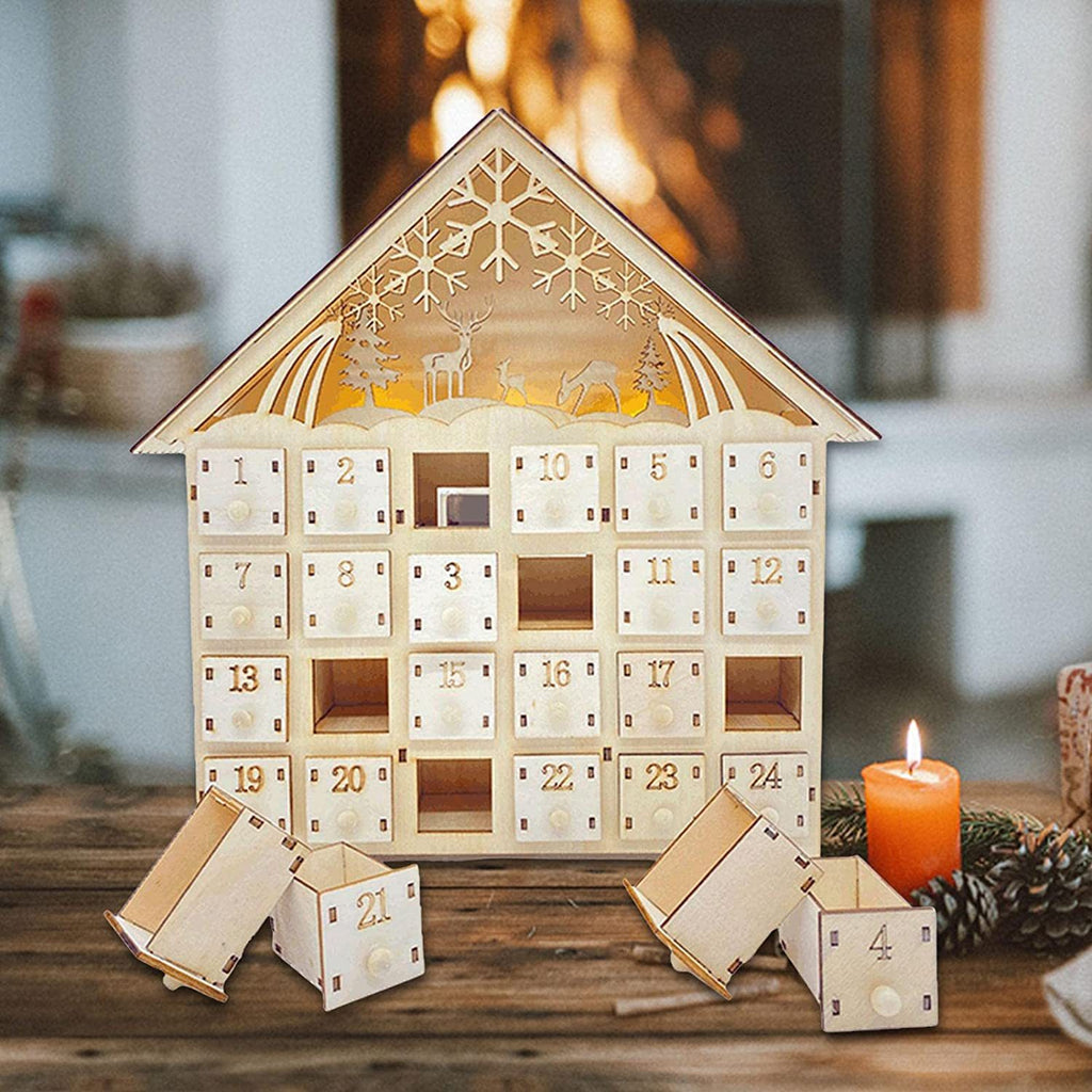 Christmas wooden ornament showcasing natural grain