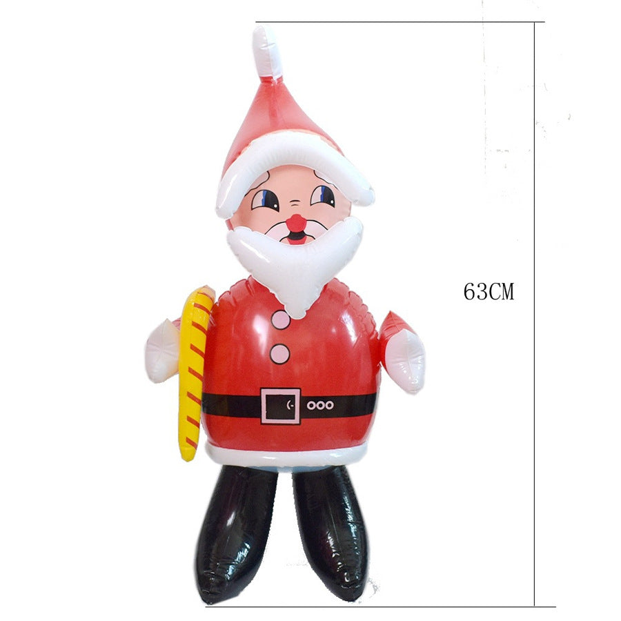 Inflatable Santa Claus Christmas ornament for festive indoor outdoor decor