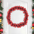 Elegant white Christmas garland suitable for indoor and outdoor decorating