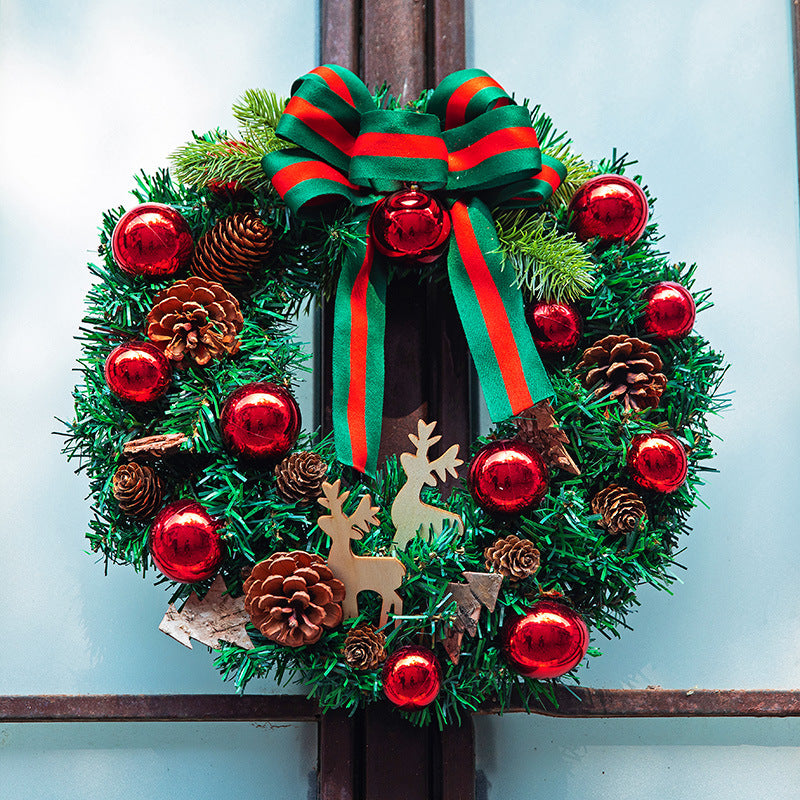Christmas deer garland decoration for holiday home styling