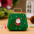Tinplate mini handbag candy boxes for Christmas