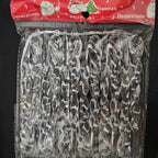 Clear transparent ice bar pendant set displayed individually on white background