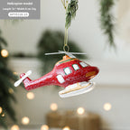 Painted Plastic Christmas Tree Ornament Set - Festive Holiday Decorations - Christian Jewelry