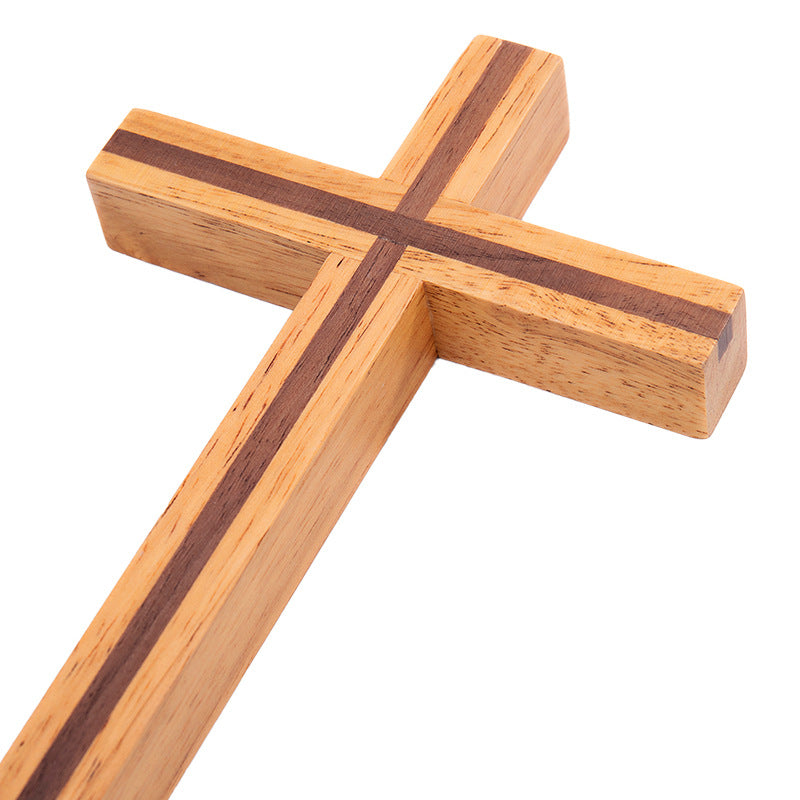 Cross wall decor for home or prayer space