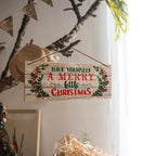 Christmas beech wood pendant ornament with decorative hanging form