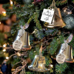 Silver Christmas Bell Pendant - Festive Jewelry Gift - Christian Jewelry