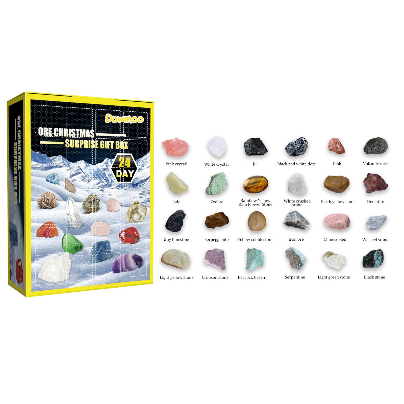 Festive Christmas gift set with blind box surprise elements