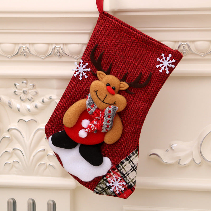 Assorted Christmas hanging socks bringing yuletide warmth to your space