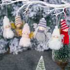 Creative Christmas angel pendant on white background