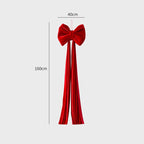 Velvet Christmas Bow Decoration - Christian Home Decor