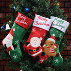 Christmas stocking pendant displayed as holiday jewelry accessory