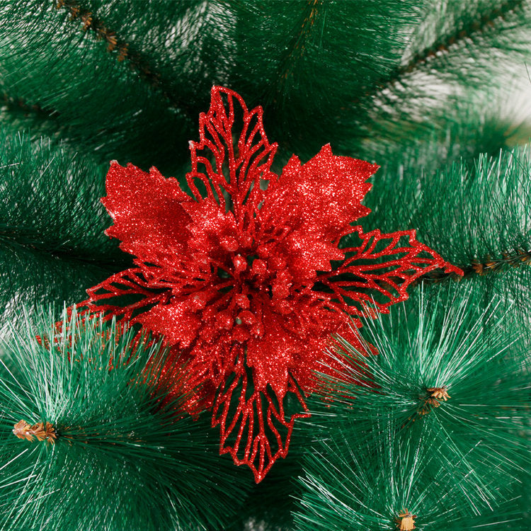 Hollowed candy cane flower Christmas decoration for festive home decor Main image