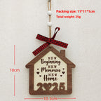 Wooden Christmas Pendant - Faith Tree Ornament - Christian Jewelry