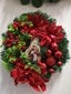 Handmade illuminated garland featuring Jesus for Christmas home decor