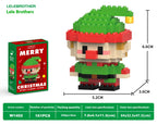 Christmas building blocks collection featuring multiple holiday character options