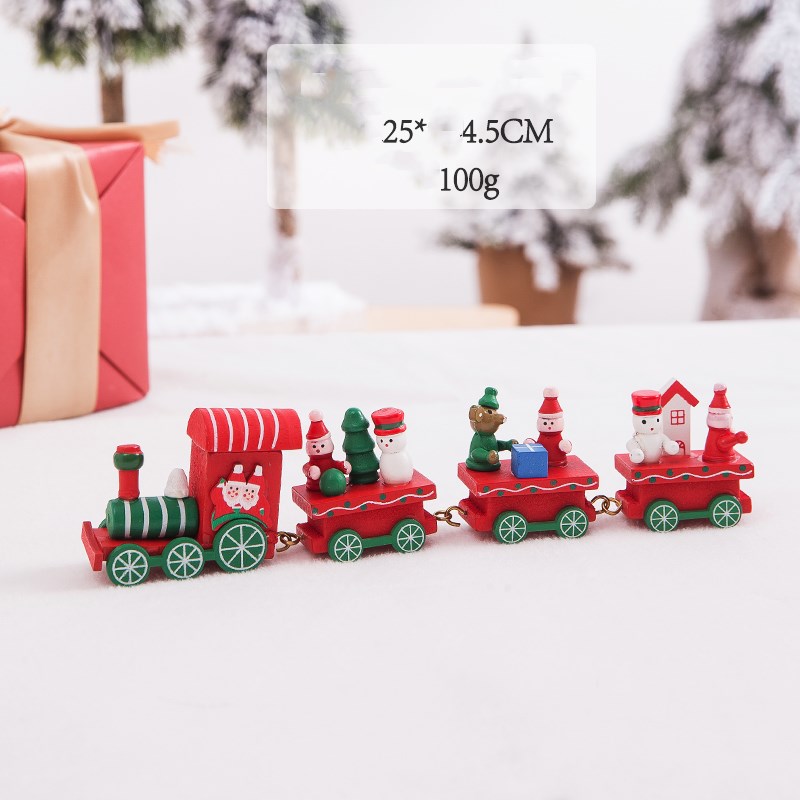 Solid Wood Advent Calendar Scene Decoration Secondary image