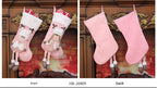 Knitted fabric doll Christmas bag for gifting