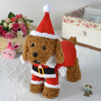 Holiday pet accessory with stretchable fleece for comfortable wear