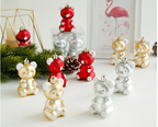 Christmas Reindeer Star Charm Ornaments Set - Christian Jewelry