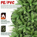 Ornament detail on decorated holiday tree branches