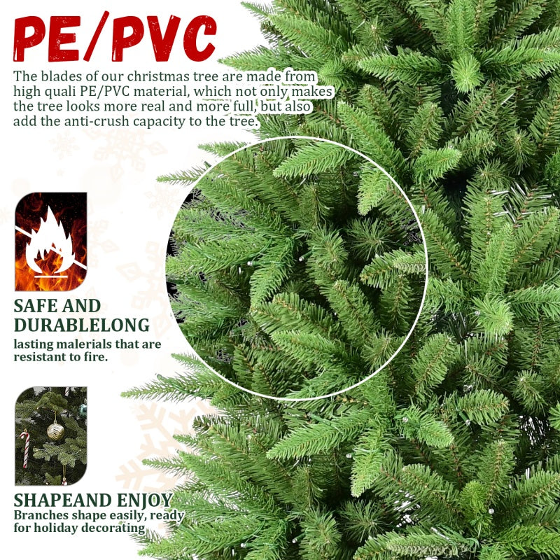 Ornament detail on decorated holiday tree branches