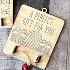 Small wooden Christmas decor piece perfect for gifting