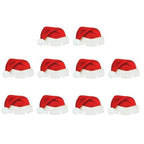 Festive table setting with Christmas drink toppers - Christian holiday decorations